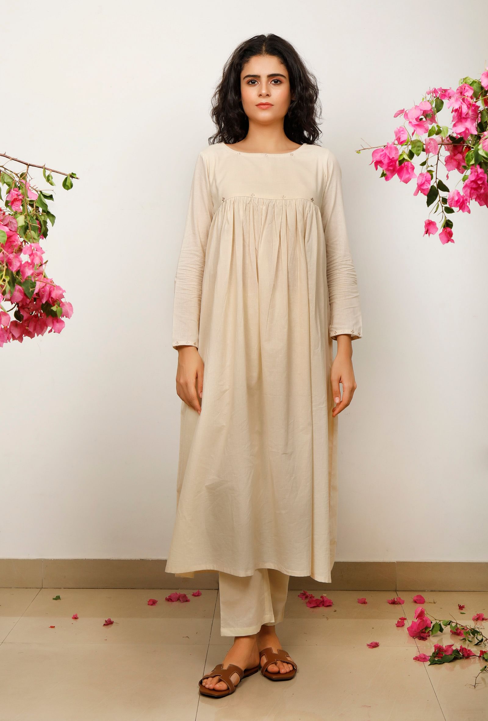 Buy Ivory Culottes for Women Online from India's Luxury Designers 2023